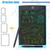 Pizarra LCD de escritura a mano a color de 8.5 pulgadas, 10 pulgadas, 12 pulgadas, tablero de escritura LCD para niños y estudiantes, pizarra LCD de actividad, regalo pequeño