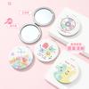 Espejo plegable de doble cara espejo de maquillaje de mano espejo portátil lindo mini espejo dormitorio de estudiantes maquillaje espejo redondo pequeño