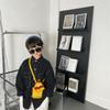 Ins Mesmo Estilo Moda Estilo Coreano Boca de Salsicha Engraçada Lã Infantil Meninos e Meninas Bolsa Transversal para Celular