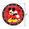 Nuevo Set de Decoración de Fiesta de Cumpleaños con Tema de Mickey para Niños, Platos de Papel de Dibujos Animados, Servilletas, Mantel, Banderines, Suministros