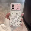 Capa de gato bordada adequada para Samsung S25FE5G, capa macia, cobertura total, simples, moderna, personalizada, janela grande, anti-queda