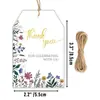 Etiquetas de Presente Felizes para Páscoa Transfronteiriças com Corda para Cestas de Páscoa e Decorações de Festa de Primavera