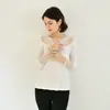 Suéter de Color Sólido de Manga Larga para Verano Ajustado Largo Elegante para Viajar Cuello Alto Corto Mediano Largo Negro Ropa para Mujer Estilo Japonés