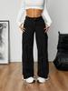Pantalones vaqueros holgados de pierna ancha y rectos para mujer, estilo pajarita, estilo utillaje, comercio exterior transfronterizo, Amazon Europa y América