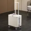 Maleta de Equipaje para Hombres 24 pulgadas Estuche con Ruedas Resistente y Duradero Maleta de Mano Engrosada de 20 pulgadas 2026 Nuevo Estuche de Viaje con Marco de Aluminio