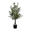 Fábrica Qiangxin Simulação Planta Verde Bonsai Limoeiro Falso de Interior Árvore Laranja Falsa Nórdico ins Sala de Estar Chão Ornaments de Bonsai Laranja