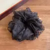 Goma para el Cabello Coreana de Encaje Azul Cielo Estrellado con Acabado de Alta Gama, Malla de Puntos, Cola de Caballo de Hada, Elegante Accesorio para el Cabello