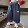 Pantalones de Primavera y Otoño para Niños 2026 Nuevo Estilo Versión Coreana Infantil Pantalones Deportivos Frescos Atractivos Ropa de Otoño a la Moda Joggers para Bebé Niño
