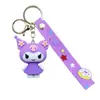 Al por mayor de fábrica Dibujos Animados Muñeca KT Gato Llavero Muñeca de Goma Líquida PVC Llavero de Muñeca DIY Bolsa Llave Colgante Pequeño