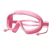 Gafas de natación para niños, impermeables y antivaho, gafas de buceo de alta definición para niños y niñas, equipo de gafas de natación transparentes de marco grande al por mayor