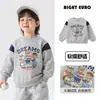Moletom Crewneck Europeu Masculino 2026 Outono Nova Chegada Top Crianças Bebê Criança Pequena Estilo Primavera e Outono Roupa Infantil Tendência