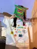 Camiseta Estampada de Algodón Puro para Hombre y Mujer, Nuevo Estilo Verano 2026, Talla Grande, Adelgazante, Versátil, Estilo Coreano, Manga Corta, Casual