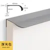 Armario minimalista Morandi con cajón y manija invisible para puerta de armario, manija de arco simple de alta gama larga
