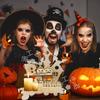 Halloween e Ação de Graças Transfronteiriços Artesanato de Madeira Castiçal de Abóbora Enfeites de Mesa Decorações de Atmosfera Festiva