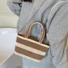 Bolsa de Compras de Mano Hueca de Moda Casual Simple Nueva 2025 Bolso Tote de Hombro Único para Mujer para el Trayecto Diario