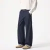 Jeans originales de alta gama para hombre para primavera y otoño, corte recto ancho holgado, adelgazantes, sofisticados, casuales, versátiles, pantalones largos de moda