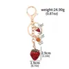 Llavero de Cereza Fruta Fresa Limón Colgante Bolso de Hombro Mochila Colgante Estilo Celebridad de Internet Transfronterizo Japonés y Coreano Regalo para Mujer