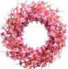 Amazon Transfronterizo Producto Nuevo Multicolor Flor Artificial Tulipán Corona Colgante de Puerta Romántica Corona de Tulipán Rosa