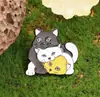 Grande Venda Liquidação Broche Desenho Animado Sanrio Baleia Estrela do Mar Vida Marinha Fofo Bicho de Pelúcia Pin Decoração