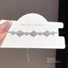 Pulseira Flor de Zircônia Dopamina Suave e Doce, Pulseira de Luxo Leve de Alta Qualidade, Estilo Ins Moda Versátil Joia de Mão para Mulheres