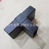 Fabricante de juntas en T de plástico para tubos de acero rectangulares de 20 x 40 mm, juntas de tubos cuadrados