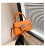 Bolsa Pequena Quadrada Diamante Moda 2024 Nova Guofeng Gem Bolsa Feminina Estilo Ocidental Texte Shoulder Crossbody Bag