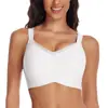 Sujetador para Mujer Sin Varilla Sin Costuras Sujetador Sin Aros Cómodo Push Up Bralette Sujetador Suave Malla Cuello en V Bustier Sujetador Camiseta Sin Costuras