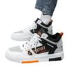 Zapatos blancos de moda 2024 Nueva Primavera versátiles cómodos Deportivos zapatos de moda para hombre Zapatillas casuales de caña alta para hombre de secundaria