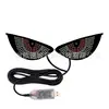 Nuevo Producto Venta Caliente Transfronteriza Pantalla LED para Ojos Montada en Coche Pantalla de Tres Colores Luz Ambiental LED para Ventana Trasera de Coche Ojo de Diablo
