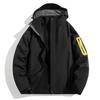 Traje HJCAMEL para Exteriores Tres en Uno Ropa con Carga para Hombre Otoño e Invierno Forro Interior Desmontable Impermeable a Prueba de Viento Traje de Montañismo