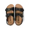 Chinelos de Comércio Exterior Masculinos Verão Moda Chinelos Masculinos Cortiça Praia Estilo Coreano Clip no Pé Sandálias e Chinelos de Couro para Casal Femininos Verão