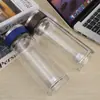 Taza Publicitaria de Vidrio de Borosilicato de Doble Capa con Logo Impreso, Resistencia a Altas Temperaturas y Apertura Antiescaldado, Taza de Regalo Barata al por Mayor para Eventos