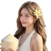 Pinzas para el Cabello Serie Océano con Flores Preservadas, Estrellas de Mar, Conchas y Bayas para Viajes a la Costa y Fotos de Vacaciones