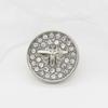 Abeja Incrustada de Diamantes Botón Metálico de Cuatro Botones Broche de Presión Hebilla sin Clavos Chaqueta Chaqueta de Plumas Abrigo Hebilla Oscura Decorativa Lote