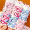 Clip BB de Dibujos Animados para Niña Dulce Lindo Clip Lateral para Niños Par de Clips Clip Rompe Flequillo Todo-partido Kulomi Tocado Accesorios para el Cabello