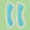 PoronGEL Absorvedor de Choque Calcanhar Anti-desgaste Adesivo GEL Salto Alto Impermeável Bolha Casual Adesivo Adesivo GEL