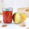 Fábrica Certificada ISO Atacado Transparente Selada Vidro Garrafa de Molho de Peixe Garrafa de Geleia Grau Alimentício Garrafa de Picles Pote de Picles