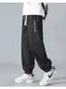 Pantalones minimalistas para hombre transfronterizos, nueva colección otoño/verano, corte holgado, modernos, pierna cónica, pantalones versátiles para el trabajo, pantalones casuales