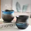 Vaso de flor suculenta cerâmica vaso de árvore velha diâmetro grande liquidação combinação especial cerâmica grossa retangular com prato criativo