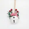 Pingente de Sino de Natal Corda de Cânhamo Frutas Vermelhas Acessórios Decoração de Natal Transfronteiriça Casa Hotel Árvore de Natal Pingente de Sino
