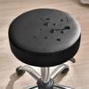 Funda redonda para taburete de piel PU impermeable y a prueba de polvo funda universal para silla bar barbería silla giratoria redonda funda para silla