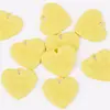 Opciones Multicolores Colgante Acrílico Pintado en Forma de Corazón Color Caramelo Colgante de Cuenta para Collar Hecho a Mano DIY Accesorios de Joyería
