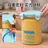 Pote hermético para cozinha pote de plástico para alimentos pote de armazenamento pote de armazenamento cereal lanches de cozinha armazenamento de geladeira