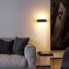 Lámpara de pared impermeable lámpara de pared led dormitorio sala de estar pasillo lámpara de pared platillo volador semicircular cónico acrílico lámpara de pared exterior