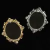 Nuevo Espejo Ovalado de Aleación de Zinc DIY para Funda de Teléfono Móvil Accesorios de Belleza Diamante Incrustado a Mano Espejo de Maquillaje