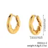 Pendientes Minimalistas de Diseño de Moda de Círculo Irregular con Incrustaciones de Circonita de Cobre de Nuevo Lujo Francés