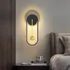 Arandela de Parede Criativa de Luxo Leve Moderna Simples Hotel Corredor Celebridade da Internet Lâmpada de Cabeceira Designer Arandela de Corredor