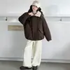 Casaco Feminino Outono 2026 Novo Roupas de Algodão Estiloso Roupa Infantil Plus Veludo Espessado Meninas Grandes Parka Outono/Inverno