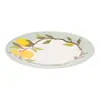 Prato de Jantar Citrus 24cm Cerâmica Branca - Lyor