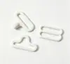 Fivela de metal para gravata borboleta em estoque, conjunto de três peças de 18 mm com gancho revestido de nylon, fivela deslizante ajustável de três posições para uniforme JK